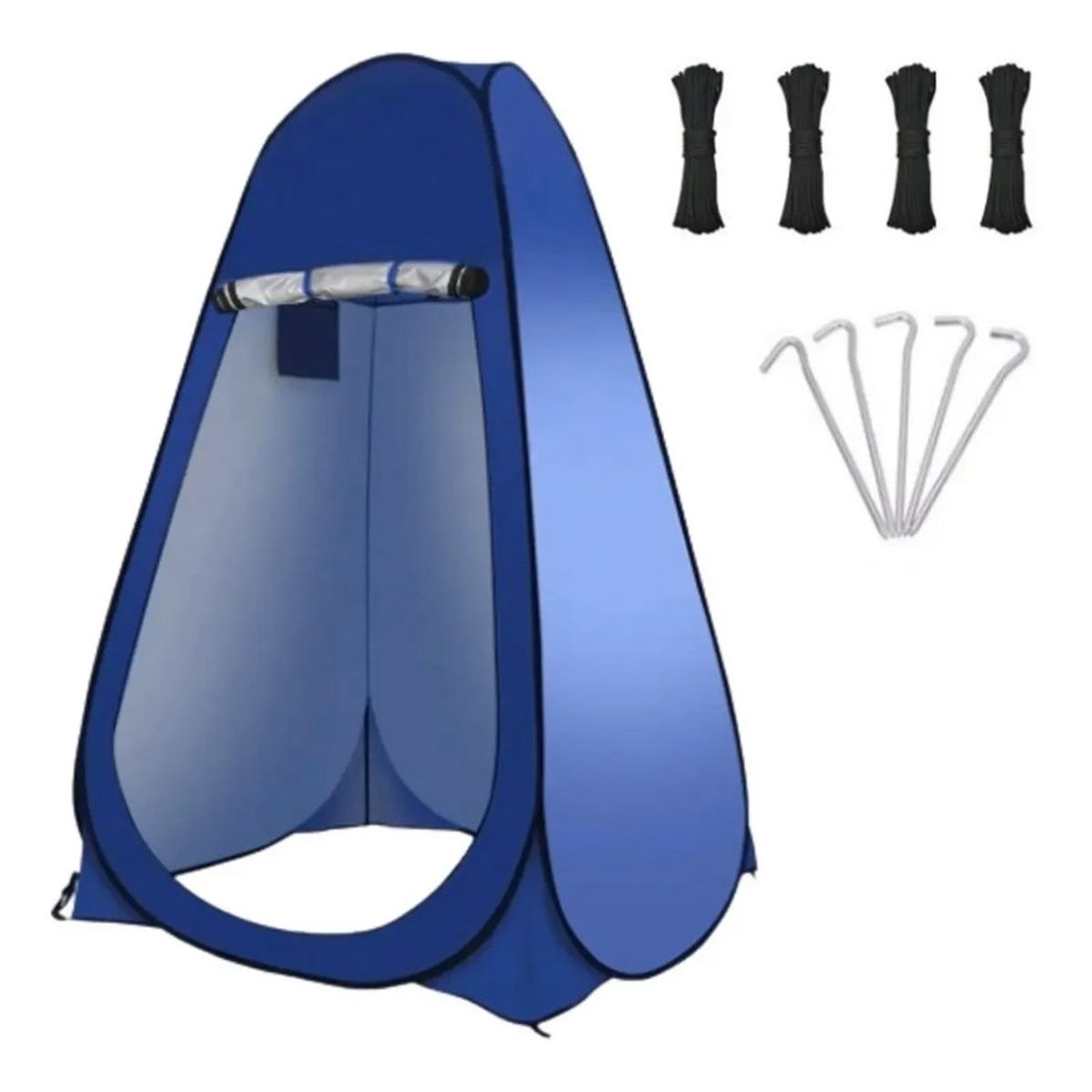 GENERICO - Carpa 1 Persona Baño Camping Vestidor Portátil Azul