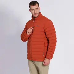 KANNU - Parka Termosellada Bloques Hombre Terracota