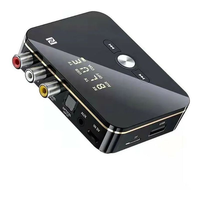 KUANGYE - Transmisor Receptor Adaptador Bluetooth Convertidor Optico
