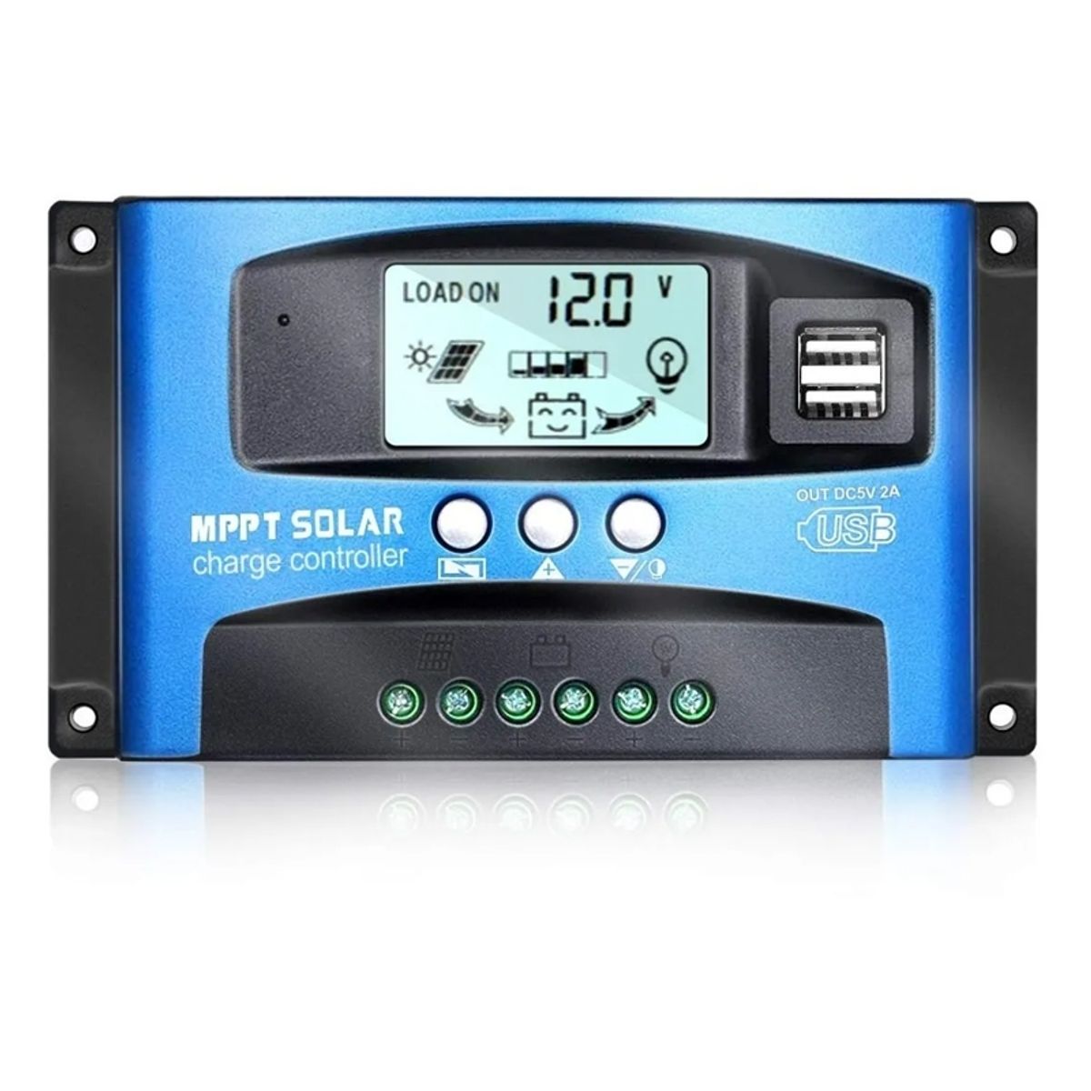 KUANGYE - Mppt 1224v Regulador De Carga Generador Solar Controlador.