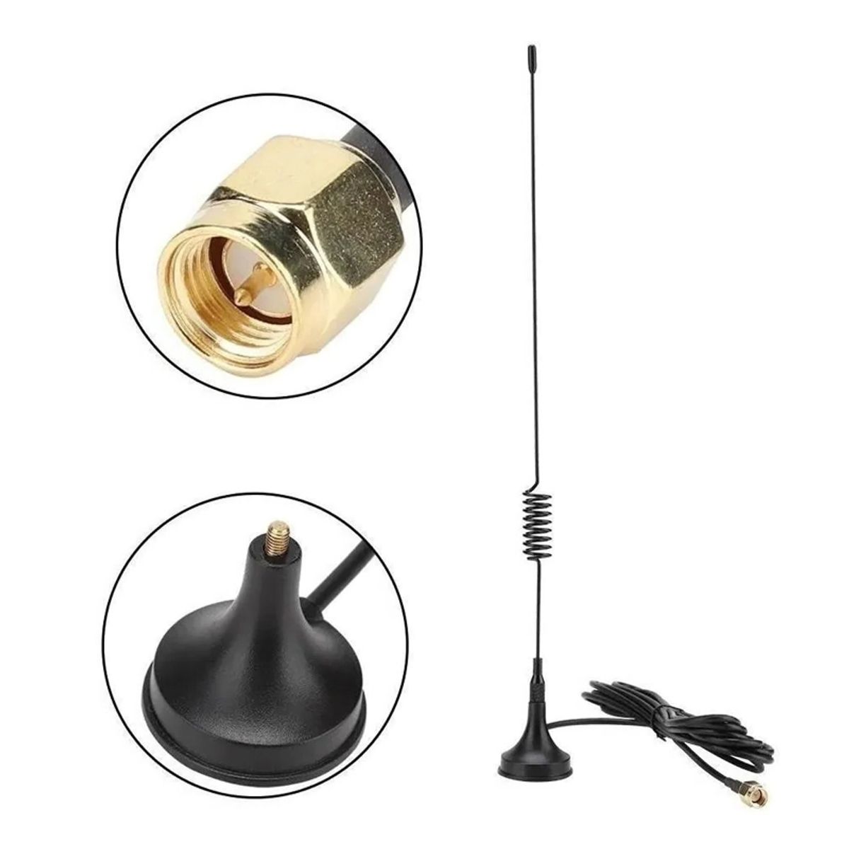 KUANGYE - Antena Gsm Omnidireccional Ventosa 7dbi Cable 3 Metros Para Rtu 5024