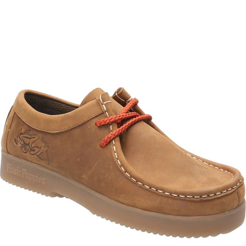 HUSH PUPPIES - Zapato Mujer Navajo Ranita Café HUSH PUPPIES