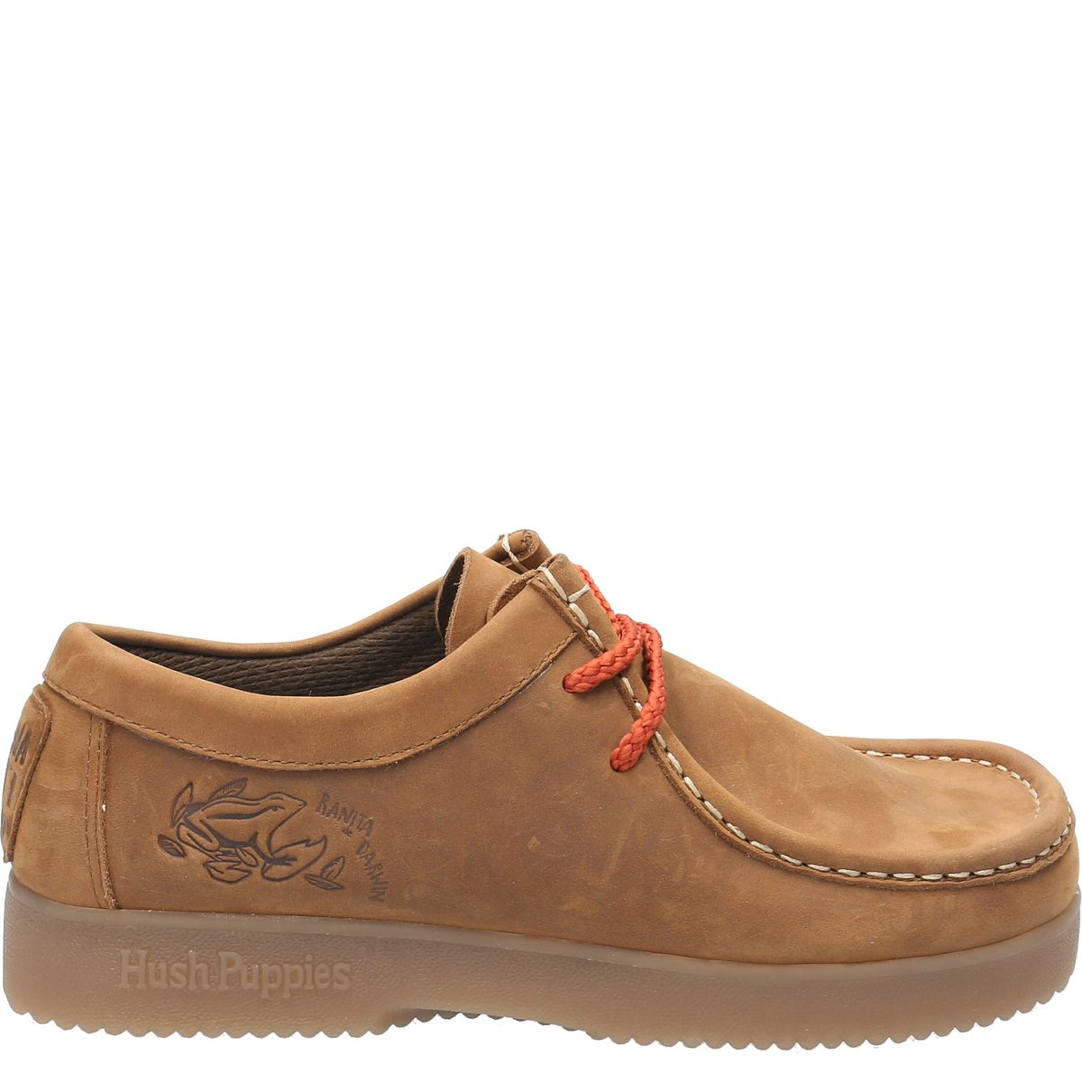 HUSH PUPPIES - Zapato Mujer Navajo Ranita Café HUSH PUPPIES