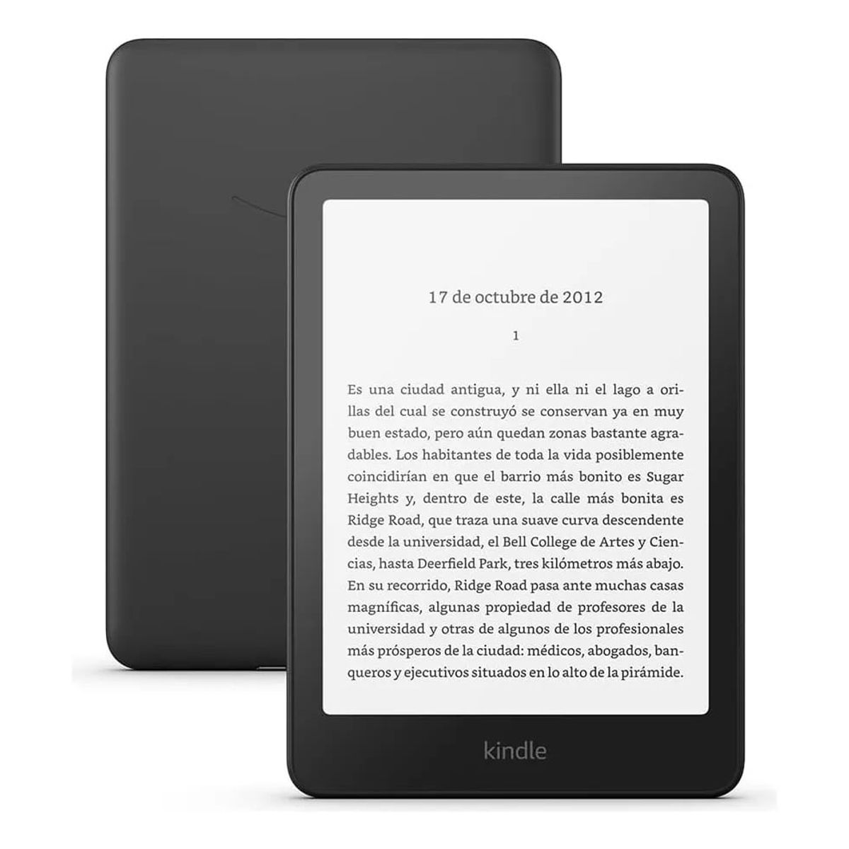 KINDLE - Nuevo Kindle Paperwhite 7.0 16gb Negro 12va Gen 2024 Funda Negra