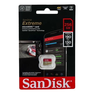 Imagen 2 del producto Micro SD Extreme 256GB R190W130 SDSQXAV-256G