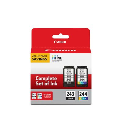 Canon Pack Tintas Cartridge Color 244 + Negro 243