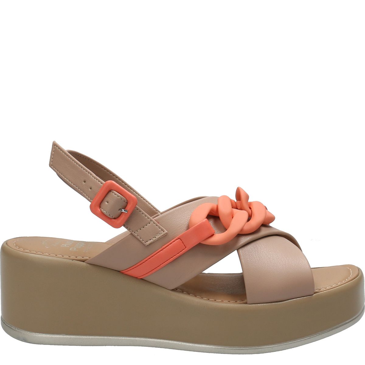 HUSH PUPPIES - Sandalia Mujer Lara Beige HUSH PUPPIES