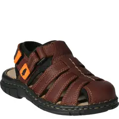 HUSH PUPPIES - Sandalia Niño Coconut Pro Café HUSH PUPPIES.