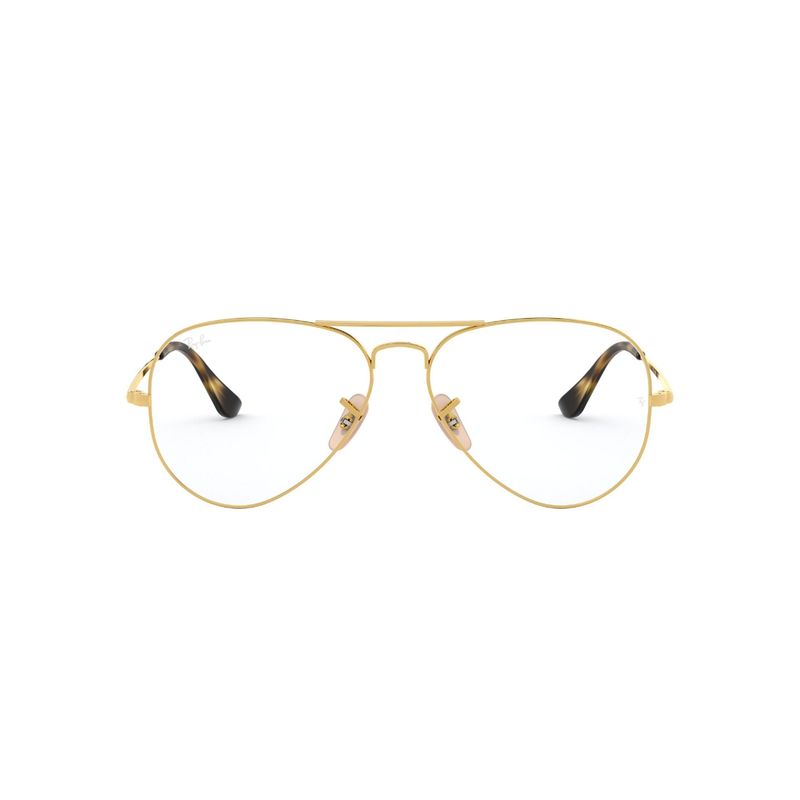 RAY BAN - Lentes Ópticos Aviator Dorado