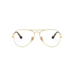 RAY BAN - Lentes Ópticos Aviator Dorado