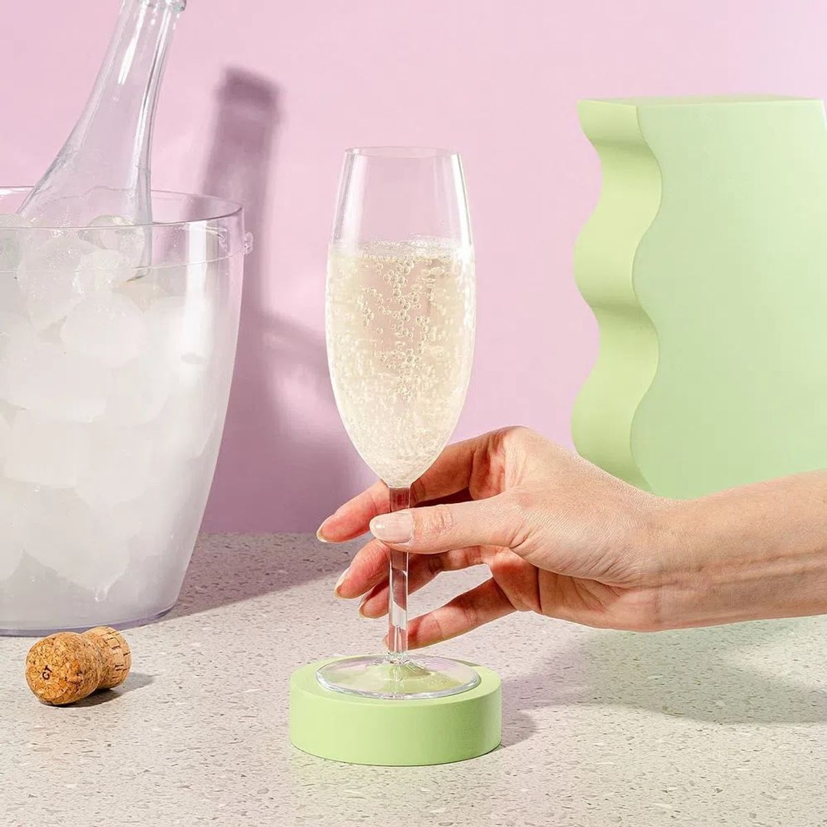 OU - Copa de Champagne 280ML Rosada OU