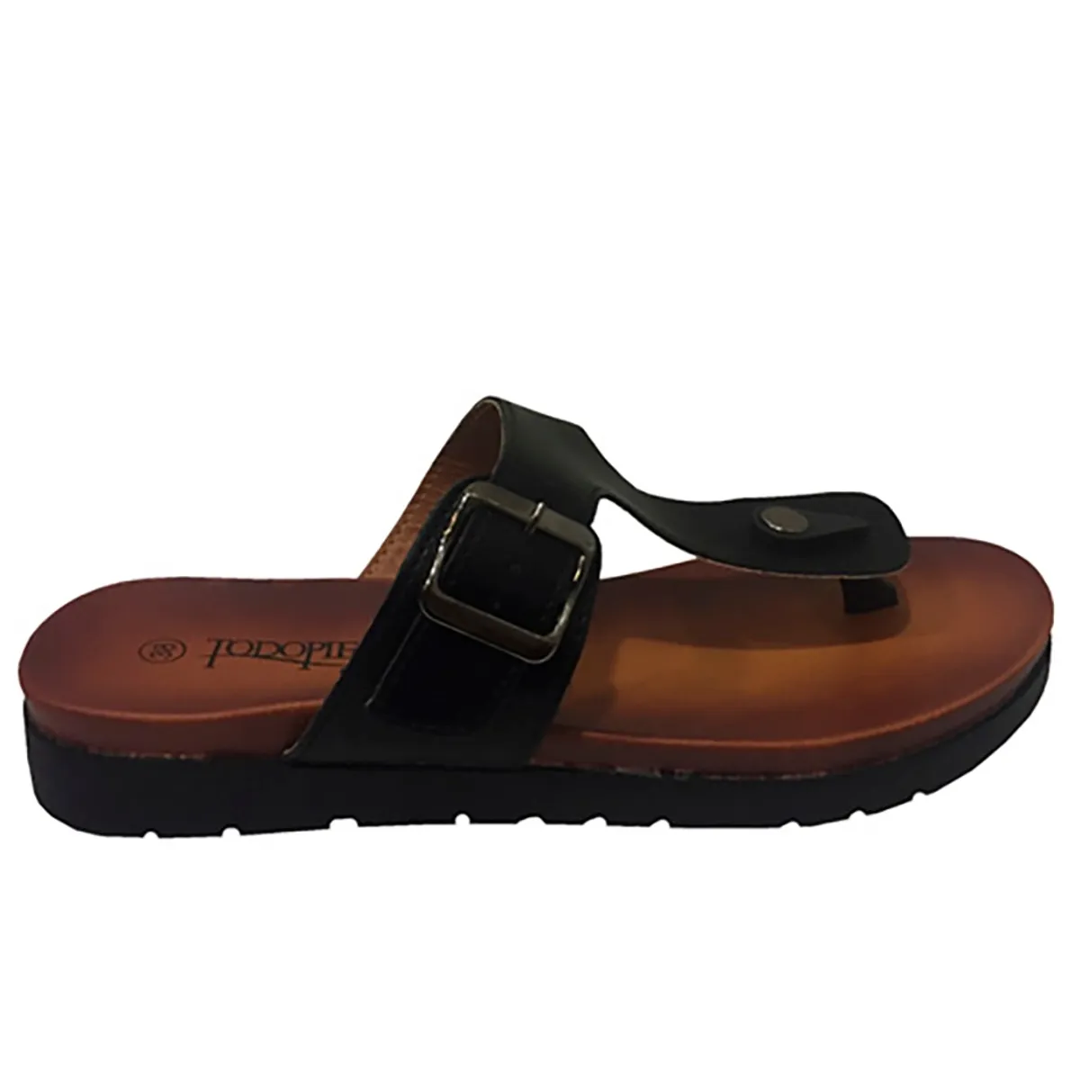 TODOPIEL - Sandalia Mujer Negro Todopiel