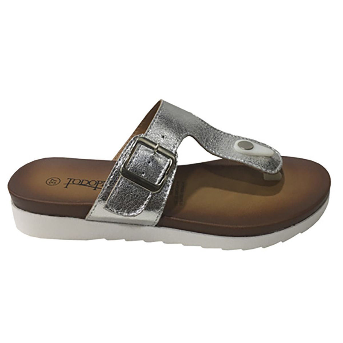 TODOPIEL - Sandalia Mujer Plateado Todopiel