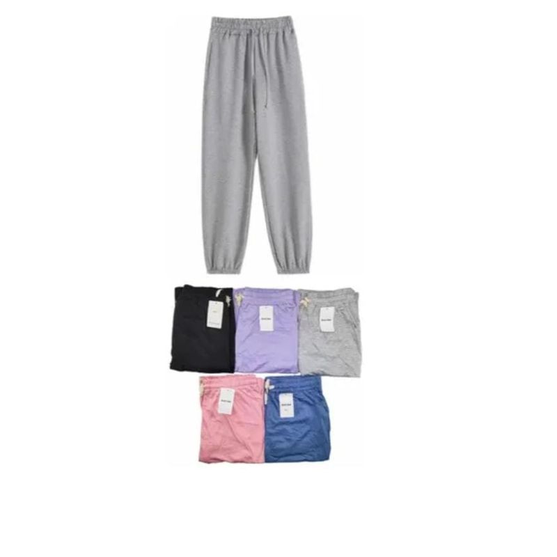 GENERICO - Pack 3 Pantalón Deportivo Buzo Mujer Algodón Primaveraverano