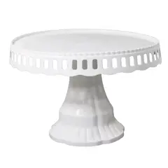 GENERICO - Base De Torta Base Plato Porta Torta Portatorta Alzador blanco 24cm