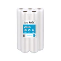 5 Rollos Vacio 22cm X 5mts Para Selladora Casera