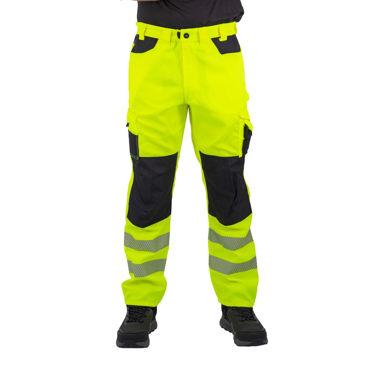 HARDWORK - Pantalón Cargo HW Dakota Amarillo Fluor