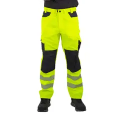 HARDWORK - Pantalón Cargo HW Dakota Amarillo Fluor