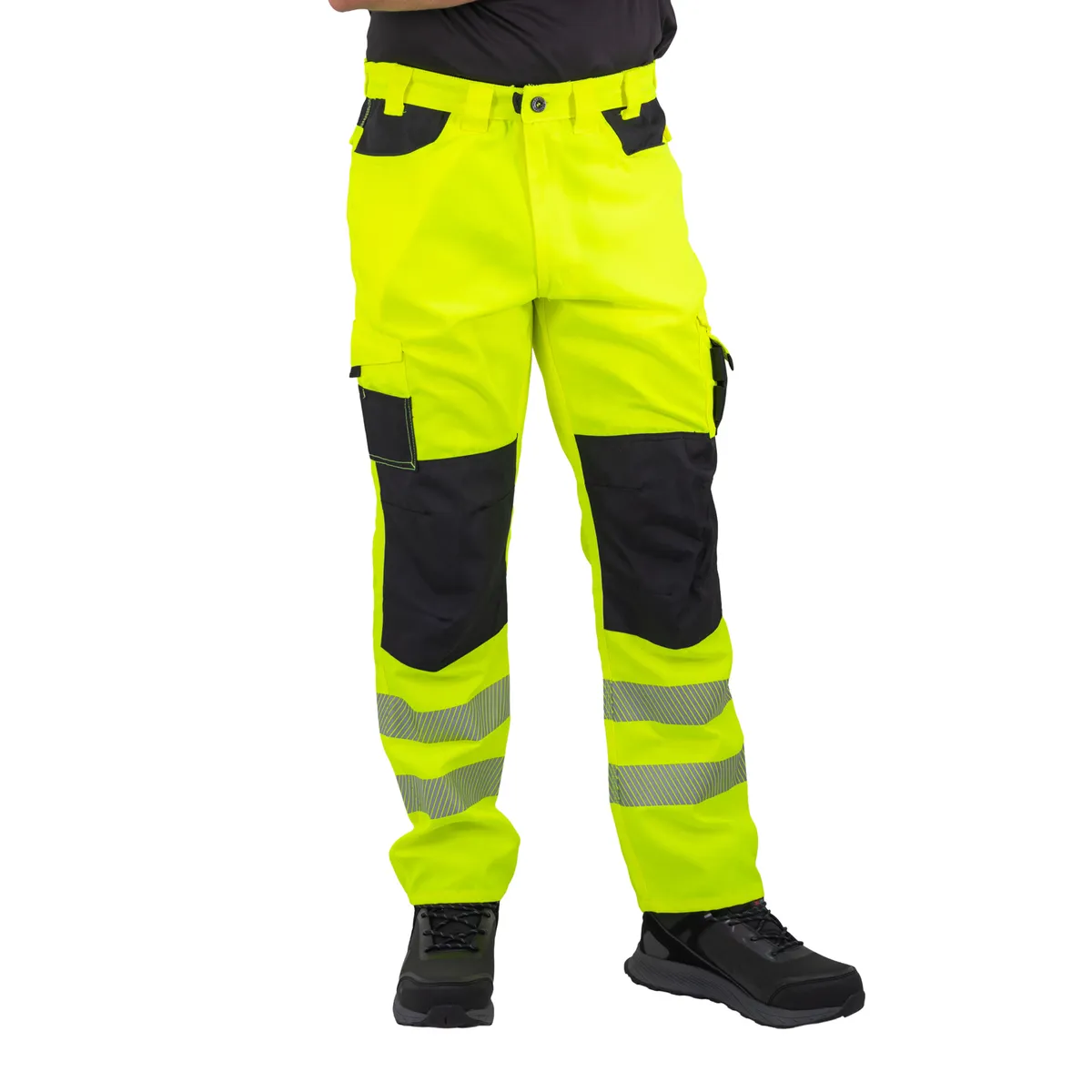 HARDWORK - Pantalón Cargo HW Dakota Amarillo Fluor