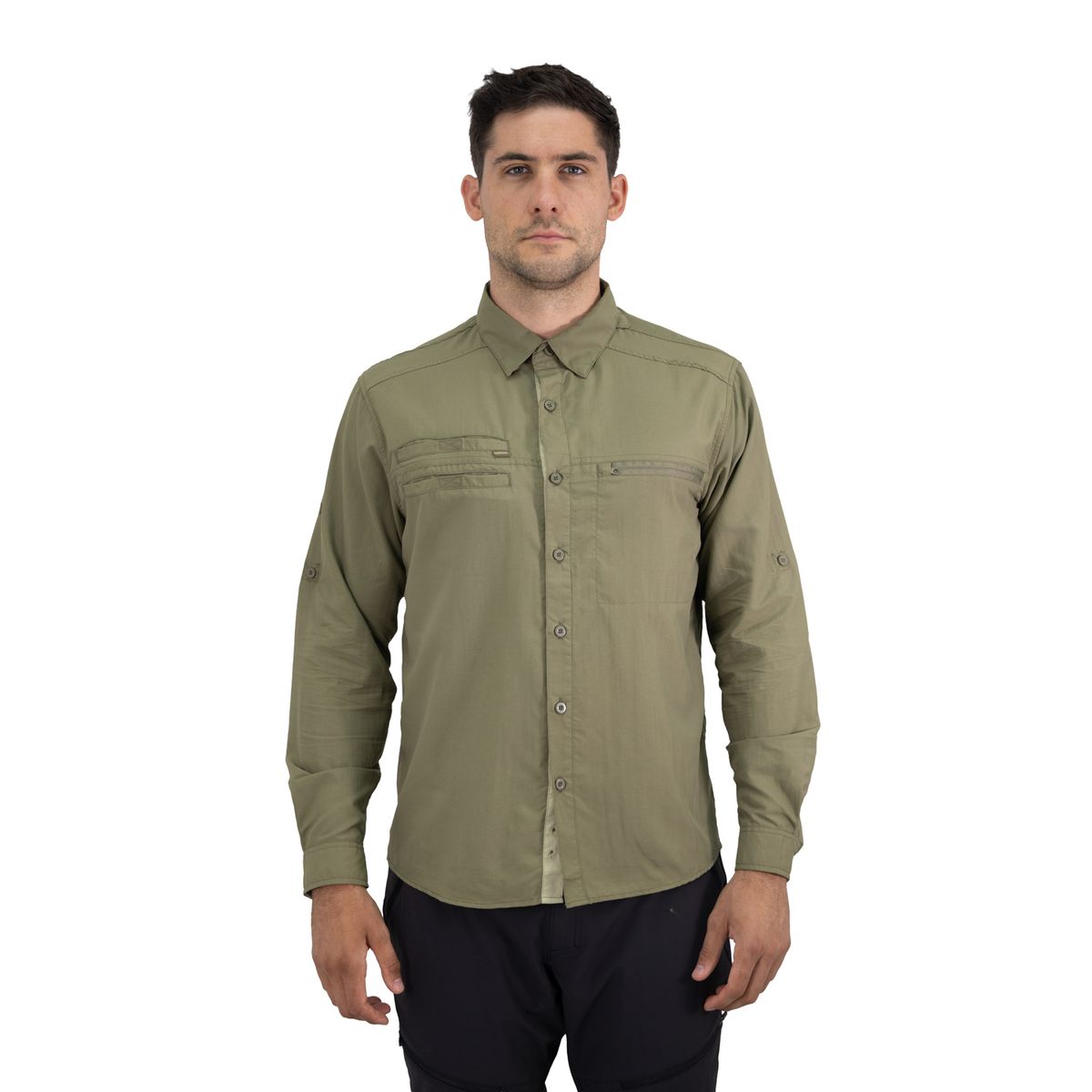 HARDWORK - Camisa HW Arizona Hombre Verde Oliva
