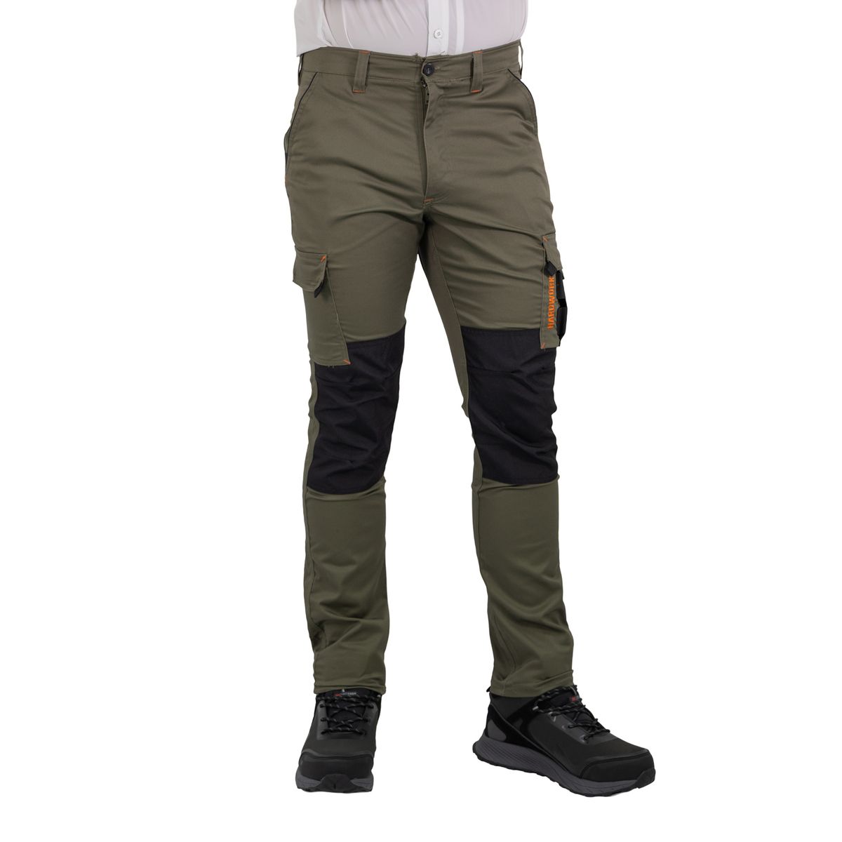 HARDWORK - Pantalón Cargo HW Dakota Spandex Verde Oliva