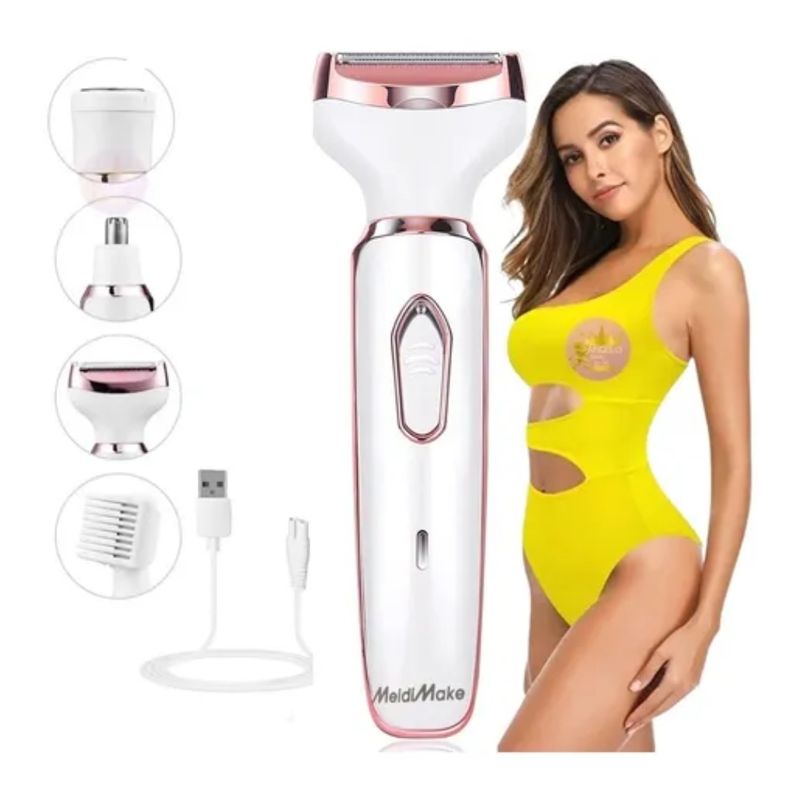 GENERICO - Depiladora Recortadora 4 En 1 Recargable Bikini Nariz Cejas