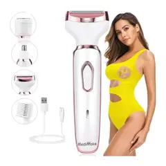 GENERICO - Depiladora Recortadora 4 En 1 Recargable Bikini Nariz Cejas