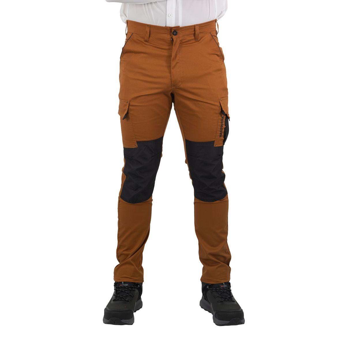 HARDWORK - Pantalón Cargo HW Dakota Spandex Camel