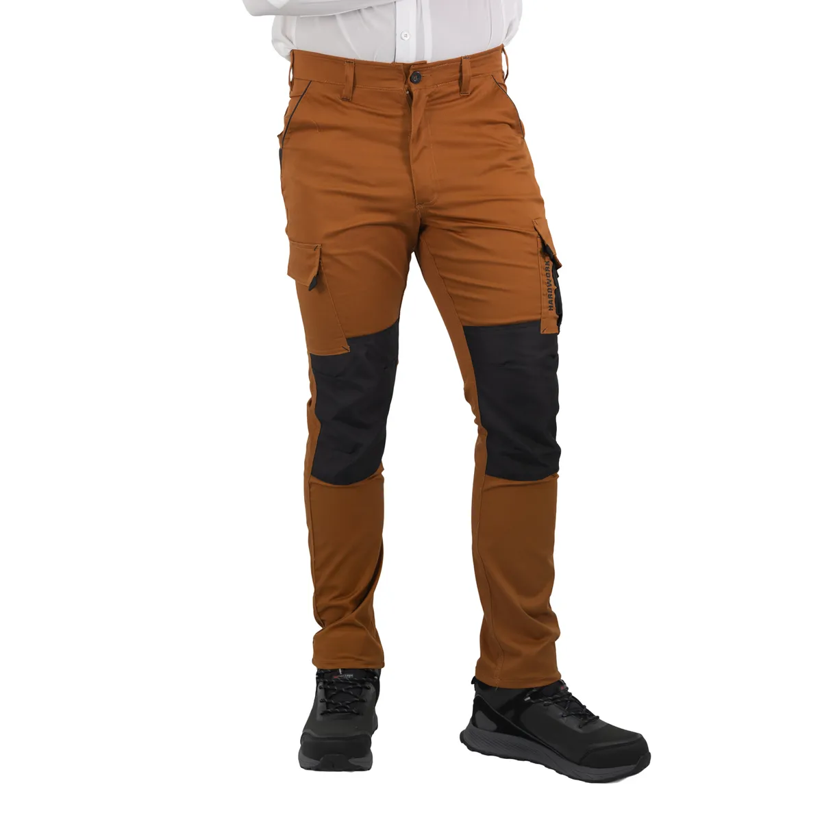 HARDWORK - Pantalón Cargo HW Dakota Spandex Camel