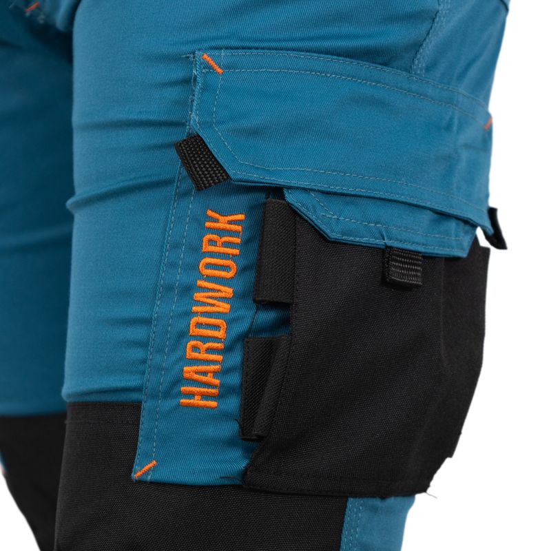 HARDWORK - Pantalón Cargo HW Dakota Spandex Petroleo