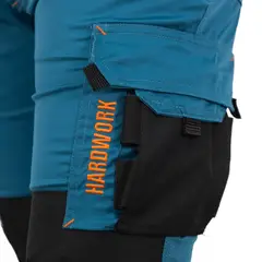 HARDWORK - Pantalón Cargo HW Dakota Spandex Petroleo