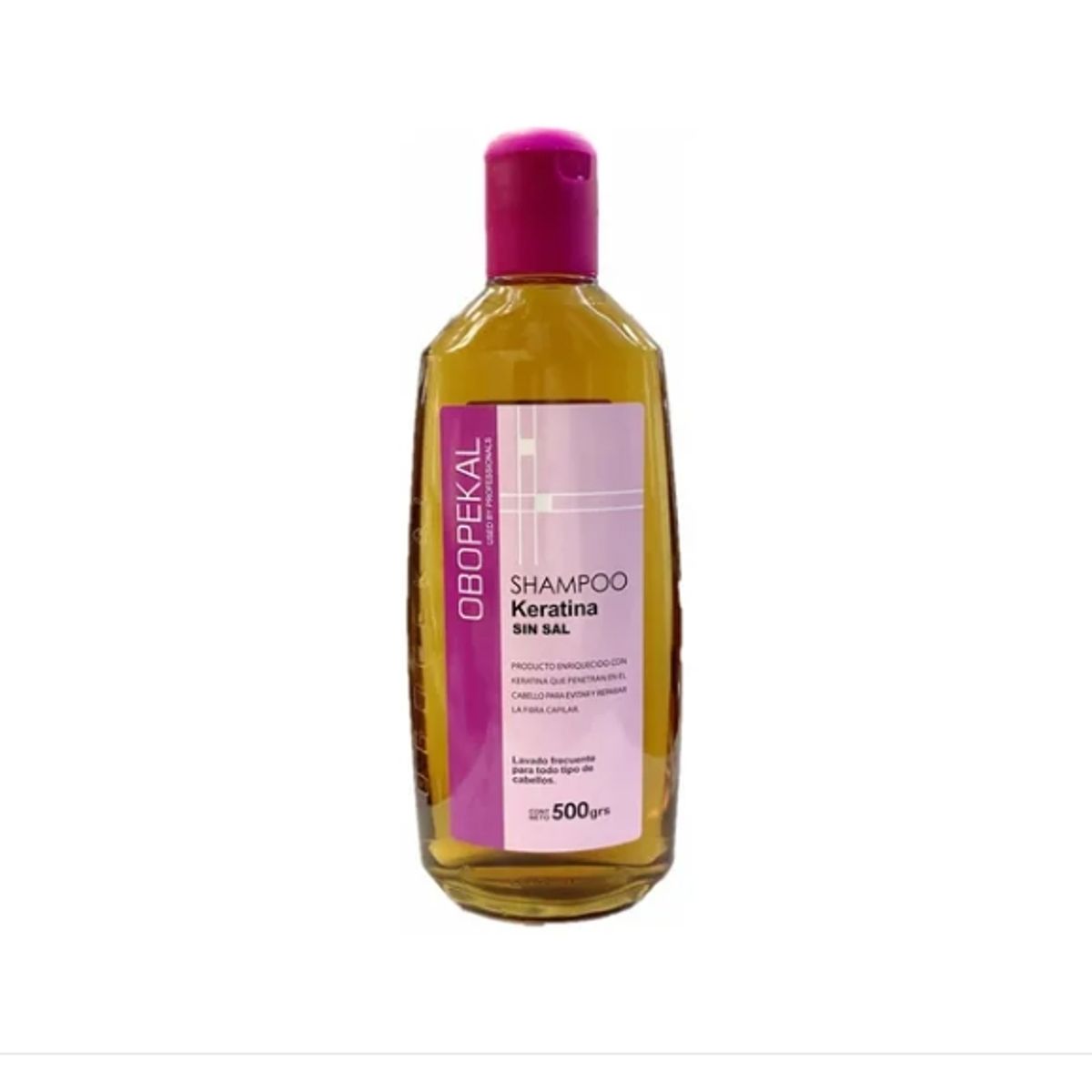 OBOPEKAL - Shampoo Keratina Sin Sal 500g Obopekal