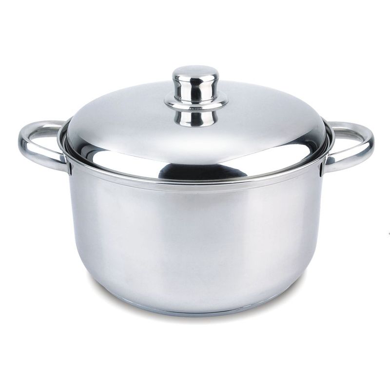 IBSA - Olla clásica de acero inoxidable con tapa 4,5 lt