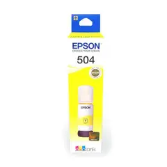EPSON - Botella de Tinta T504 70ml Amarilla
