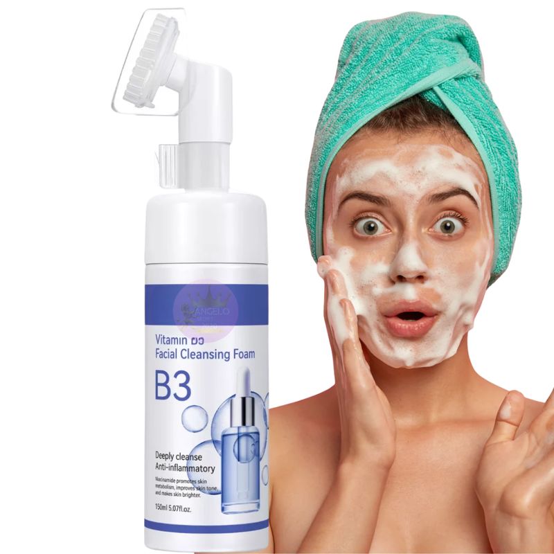 GENERICO - Espuma De Limpieza Facial Con Cepillo Incorporado