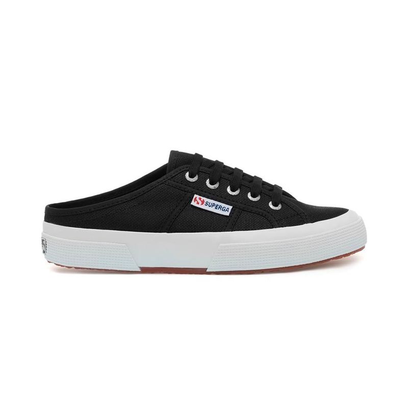 SUPERGA - Zapatilla 2402 Black White - Negro