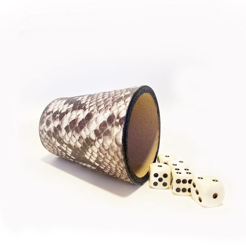 TRELKE - JUEGO DE CACHOS CUERO ANIMAL PRINT