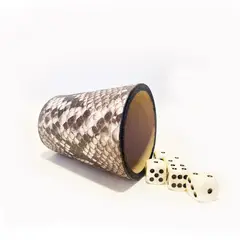 TRELKE - JUEGO DE CACHOS CUERO ANIMAL PRINT