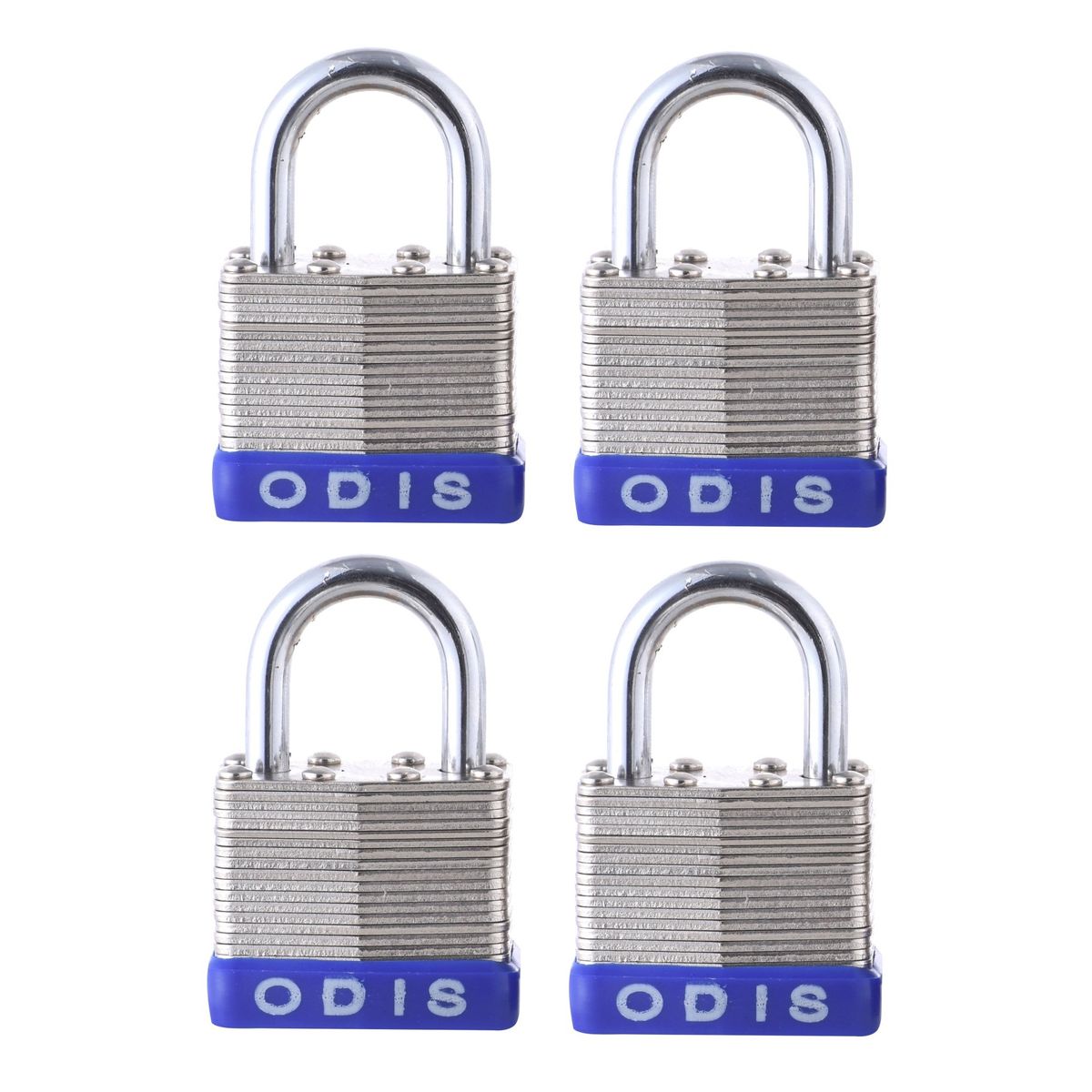 ODIS - Pack 4 Candados Laminado Odis 40mm - Llaves Iguales