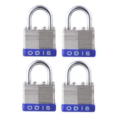 ODIS - Pack 4 Candados Laminado 40mm - Llaves Iguales