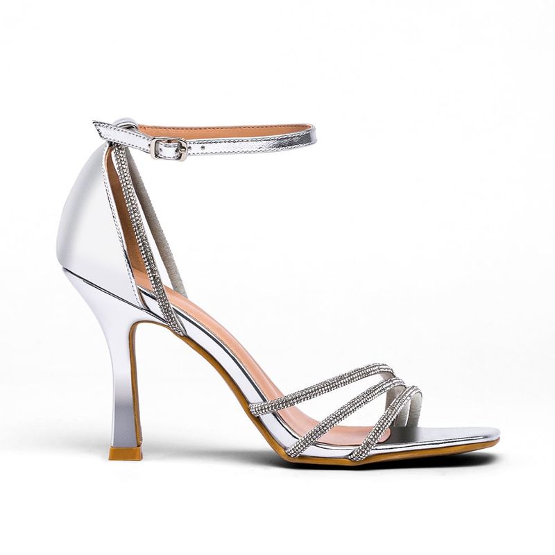 WEIDE - Sandalia Fiesta Mujer Marina Plateado Weide