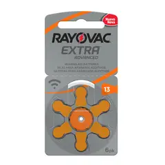 RAYOVAC - Pilas Auditivas Tipo 13 Pack 5 (30 Pilas)