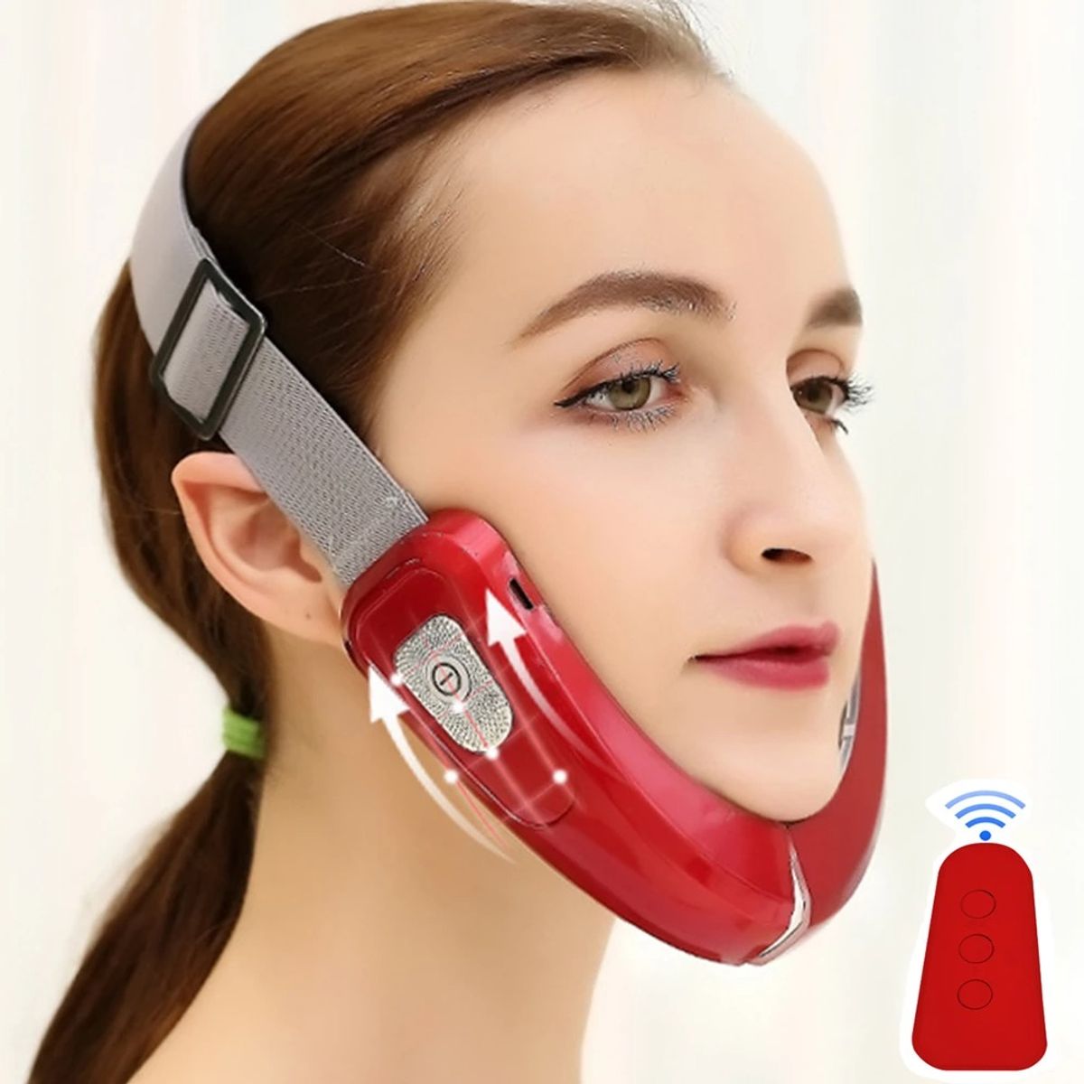 GENERICO - Reductor de Papada Masajeador Facial Con Luz Led