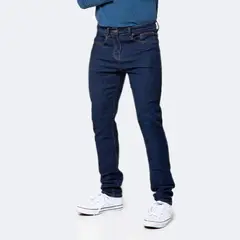IDEM - Jeans Hombre Slim Azul Oscuro Liso