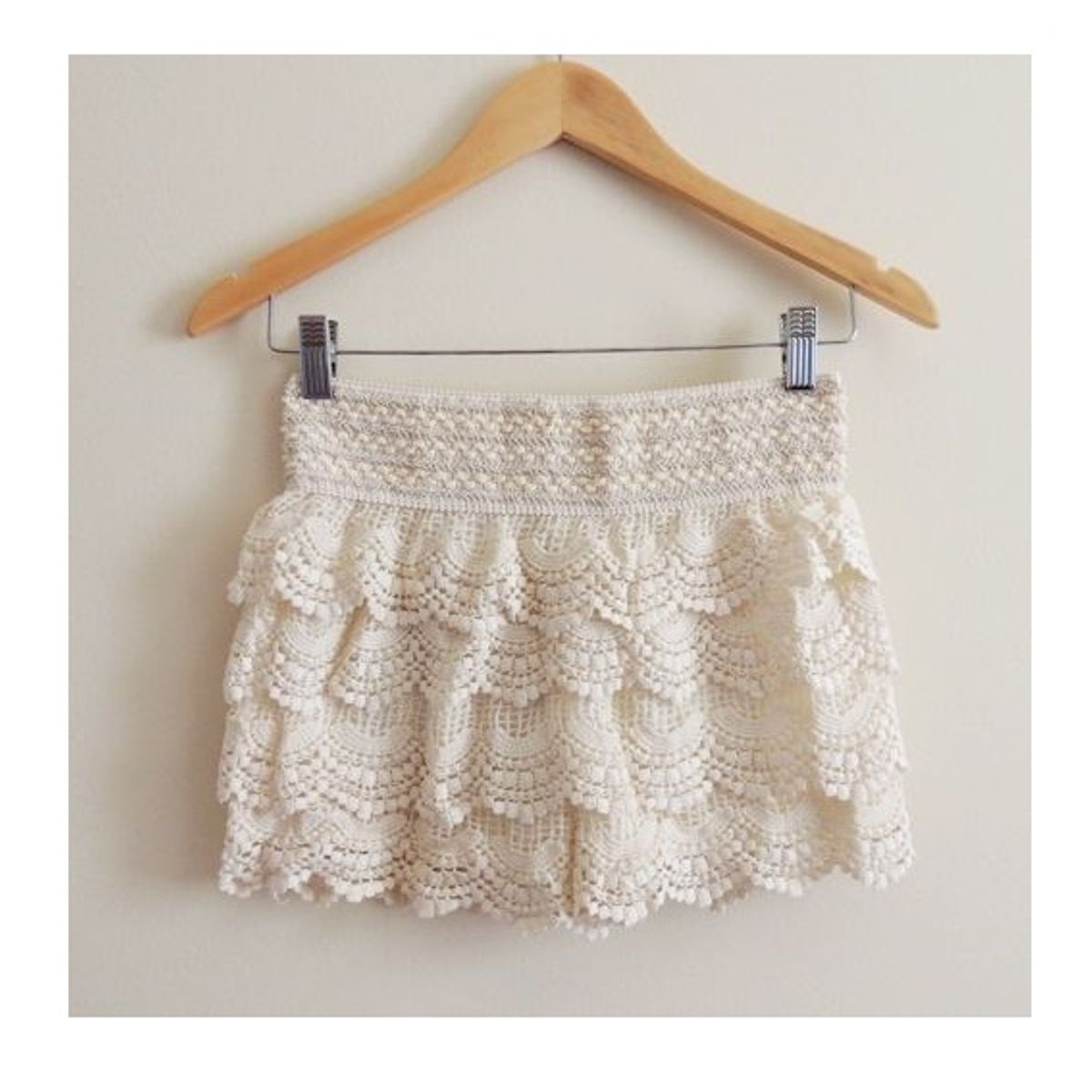 GARSIL - Short De Algodon Para Mujer Con Pretina Y Diseño En Tejido - Tiro Alto