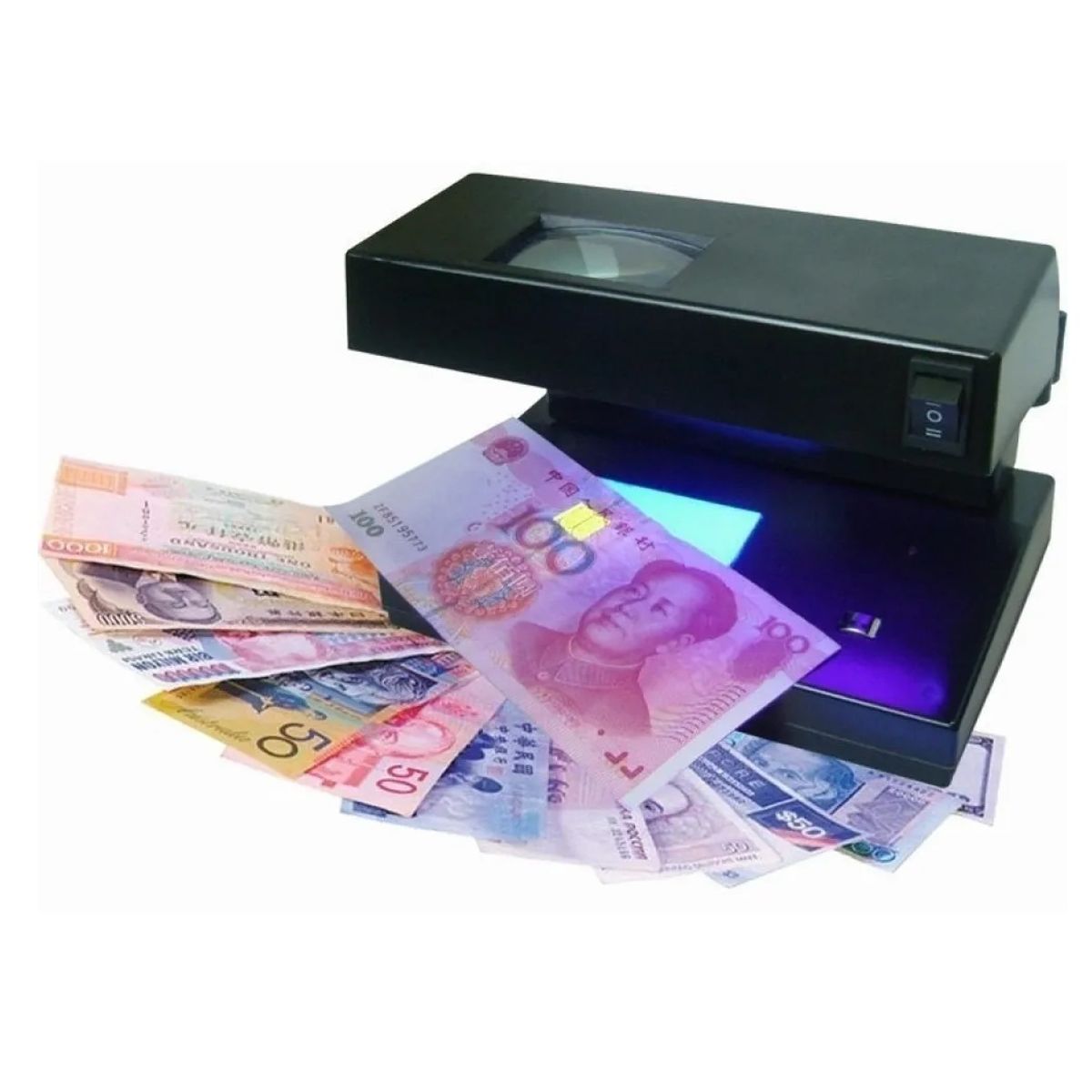 GENERICO - Maquina Detectora De Billetes Falsos Detector Dinero Falso