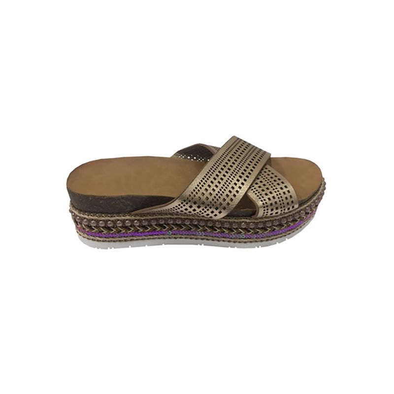 TODOPIEL - Sandalia Ecocuero ZAV91 Bronce