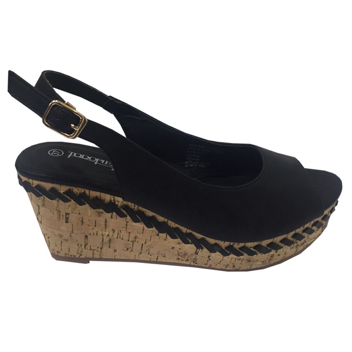 TODOPIEL - Sandalia Mujer Negro Todopiel