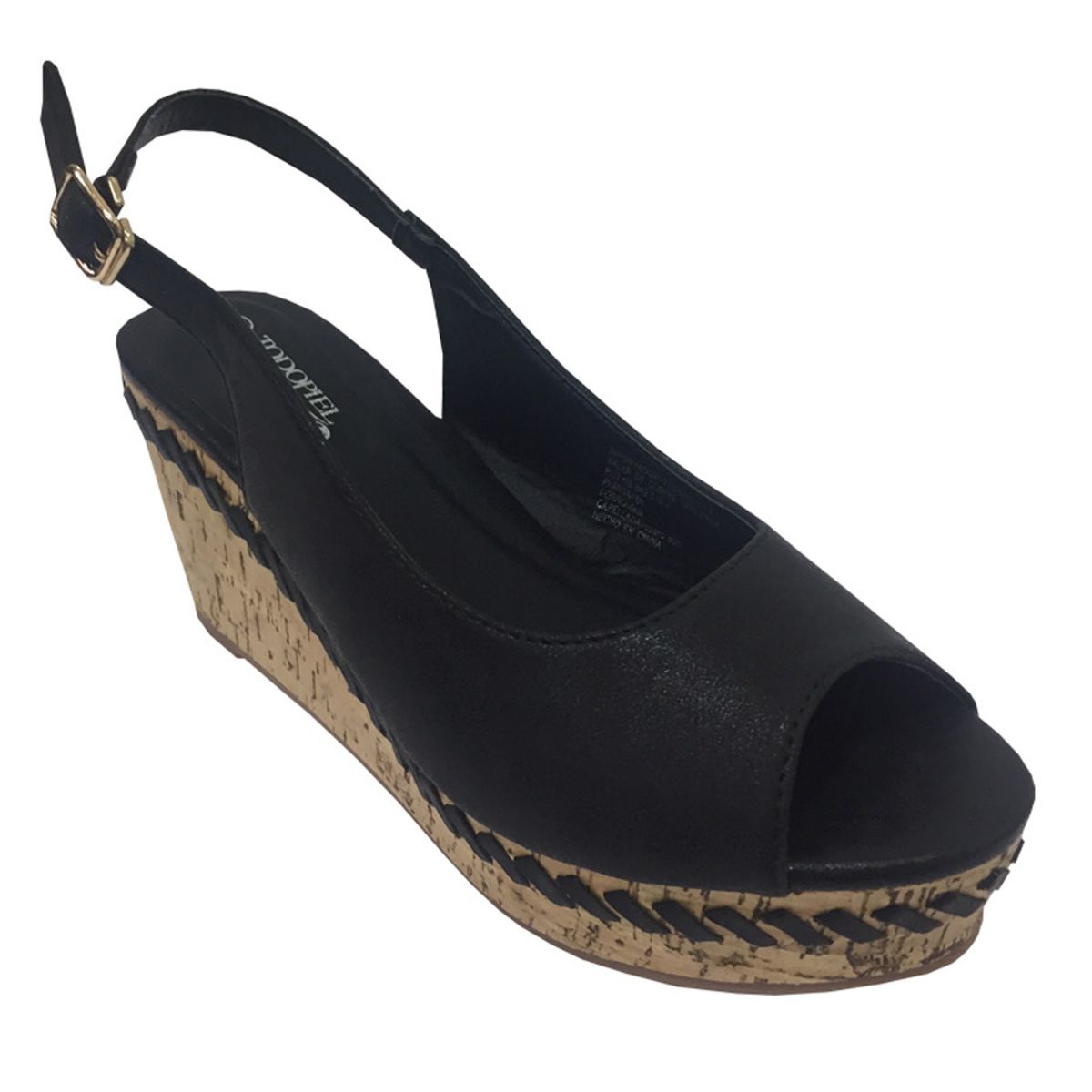 TODOPIEL - Sandalia Mujer Negro Todopiel