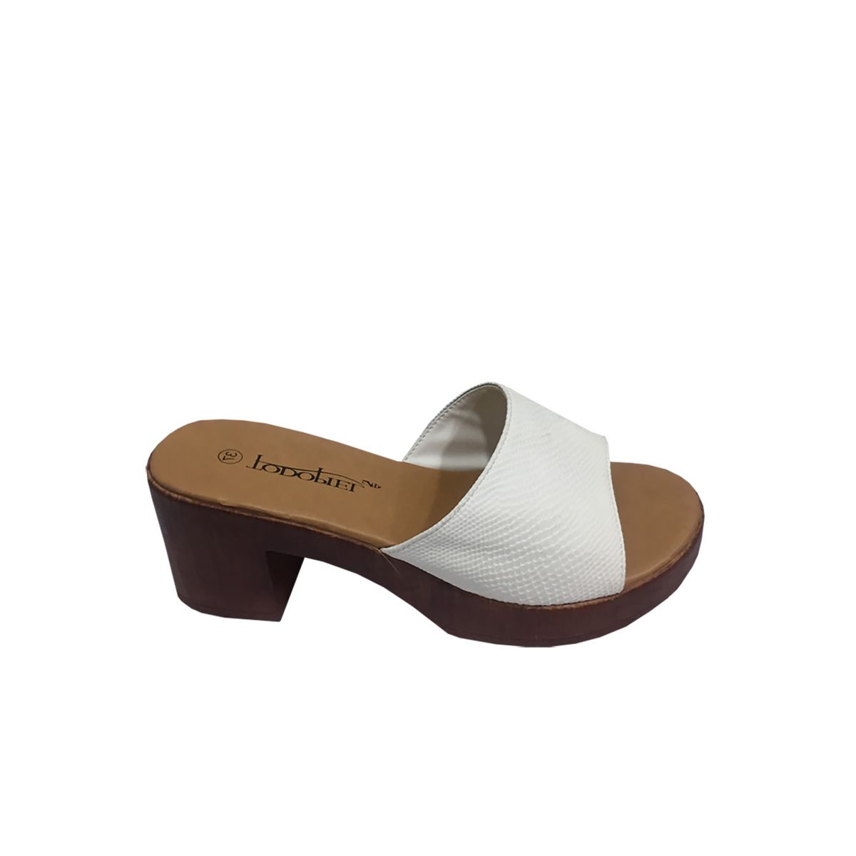 TODOPIEL - Sandalia Mujer Blanco Invierno Todopiel